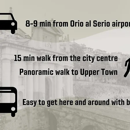 Zina - Giallo - 10 Min From Centre And Airport Bergamo